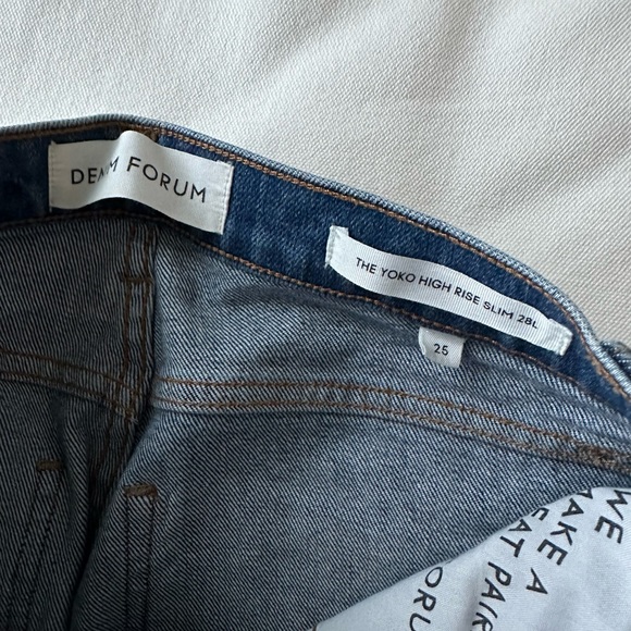 Denim Forum The Yoko High Rise Slim - Picture 4 of 4